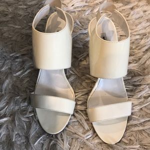 Manolo Blahnik white sandal